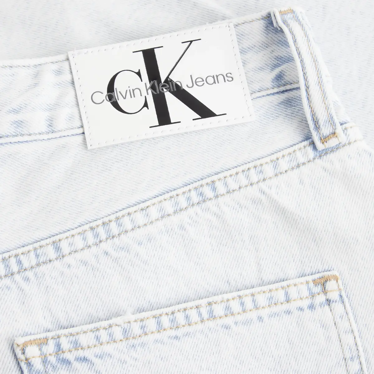 Calvin Klein HIGH RISE A-LINE MIN Kadın Mavi Etek