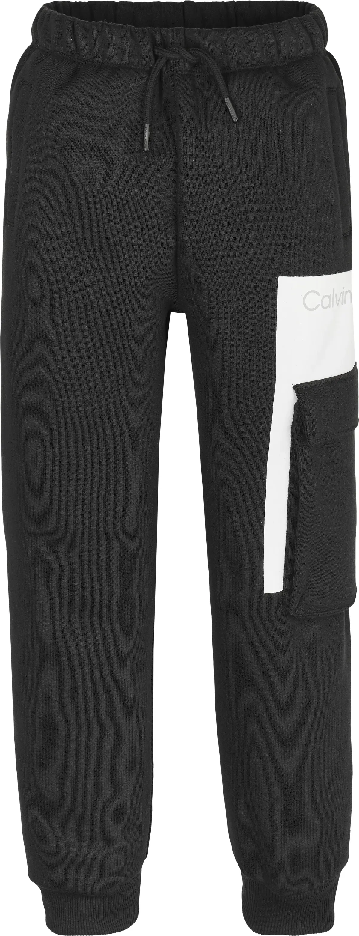 Calvin Klein PLACED CLR BLOCK SWE Erkek Siyah Eşofman Altı