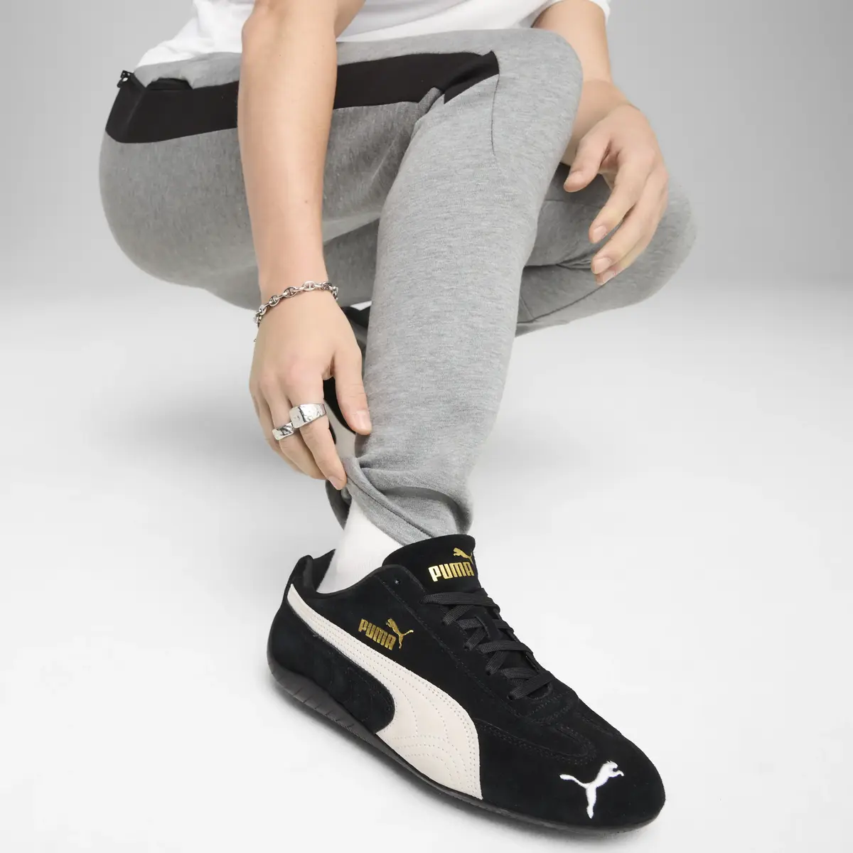 Puma EVOSTRIPE CORE Pants Gri Erkek Eşofman Altı