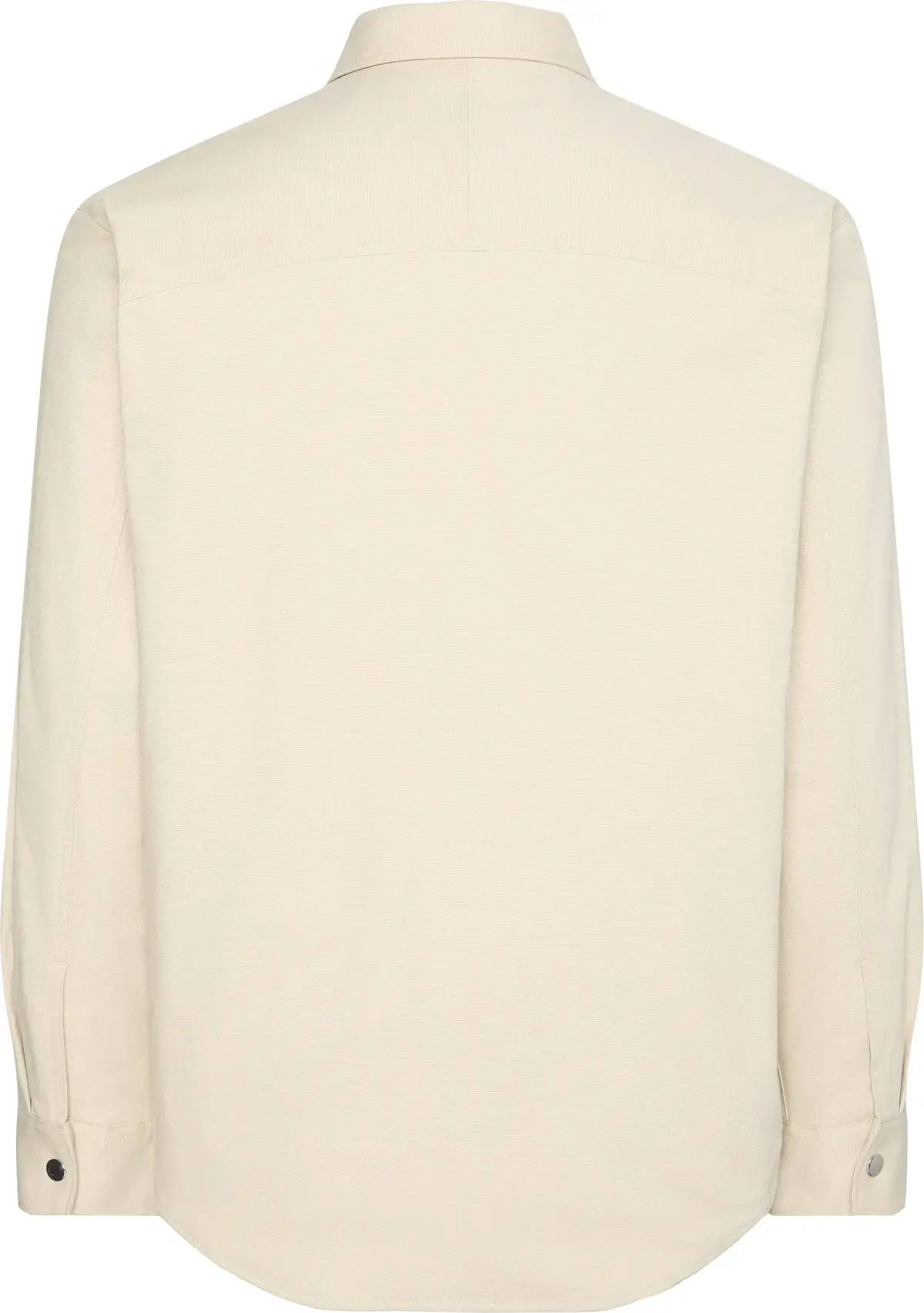 Calvin Klein LS MATTY CANVAS RLXD FLANNEL LIN Erkek Krem Gömlek