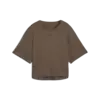 Puma W CLOUDSPUN RELAXED TEE Kahverengi Kadın T-Shirt
