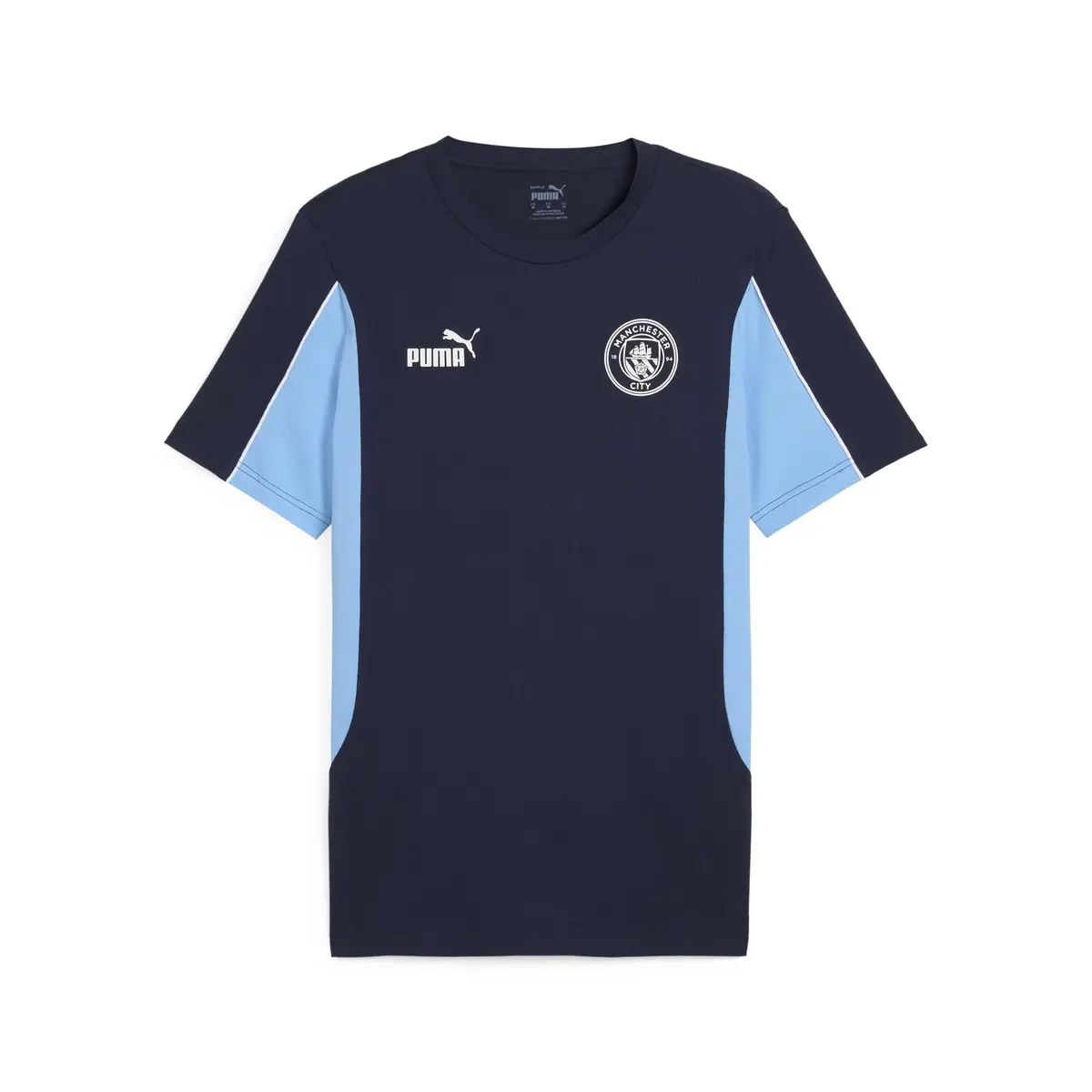 Puma MCFC ftblARCHIVE Tee Mavi Erkek T-Shirt