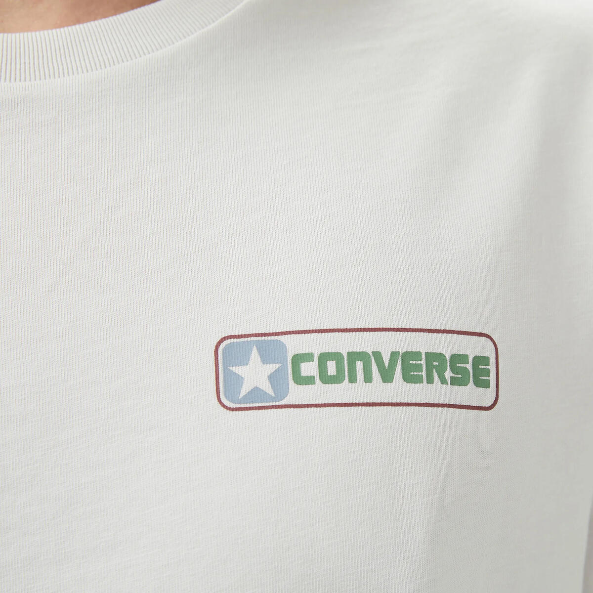 CONVERSE BOX STAR TEE CONVERSE BLACK Gri Erkek T-Shirt