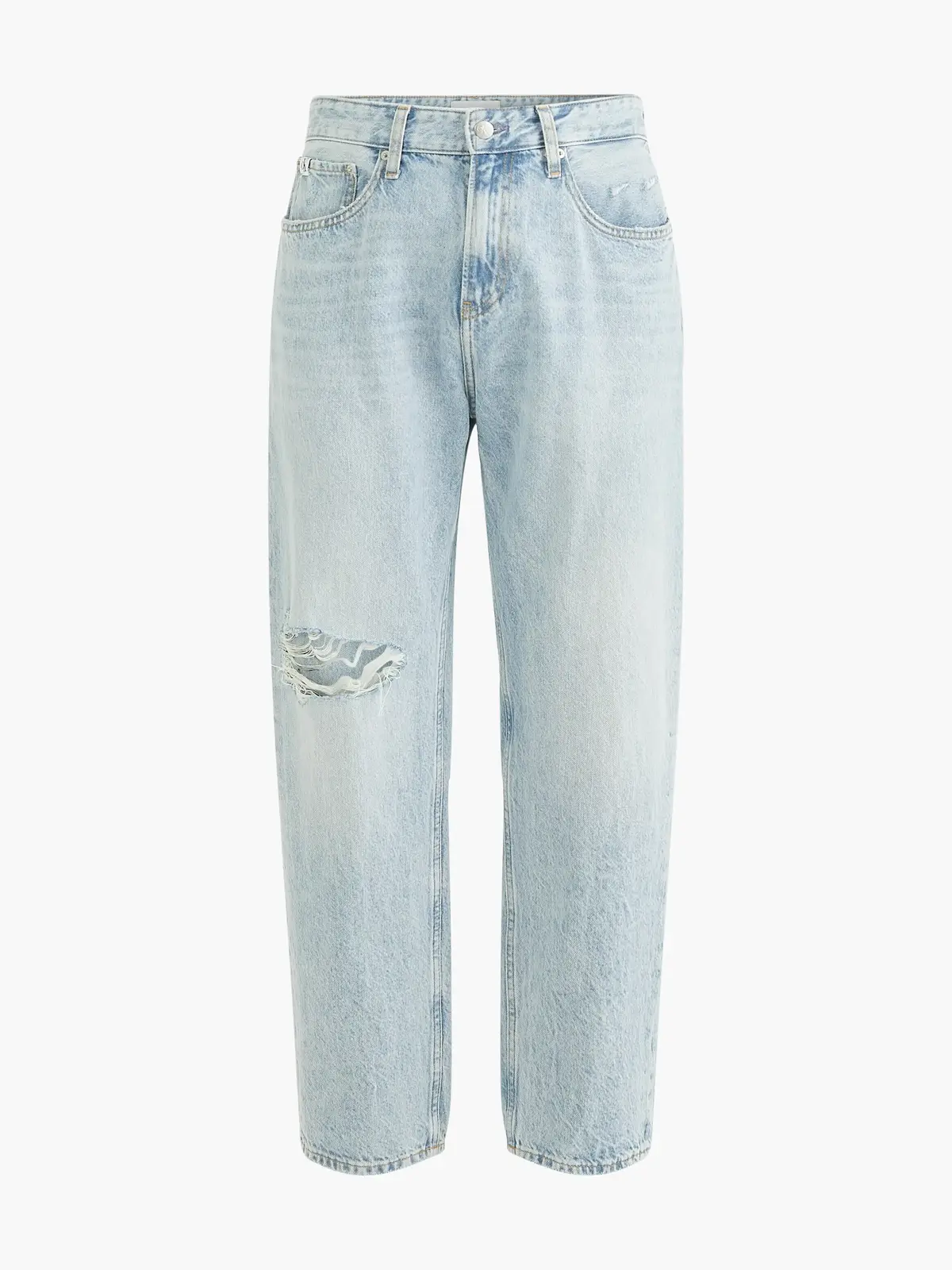 Calvin Klein 90S STRAIGHT CROP Erkek Mavi Kot Pantolon