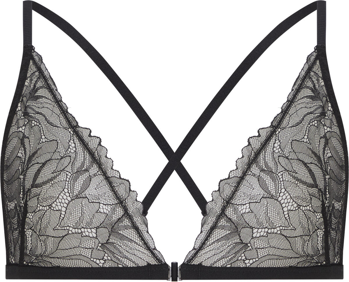 Calvin Klein UNLINED TRIANGLE Kadın Siyah Sütyen