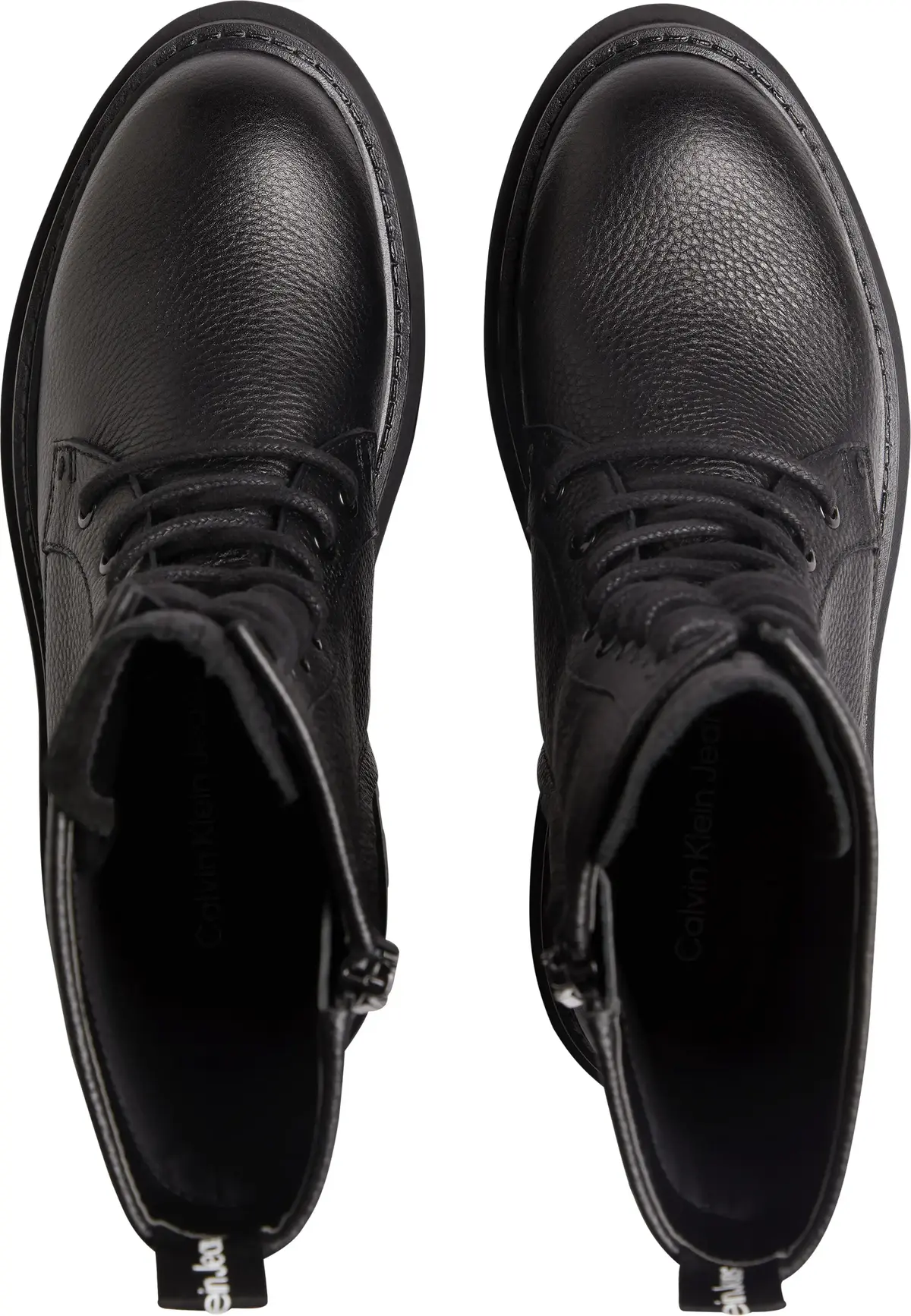 Calvin Klein FLATFORM MID LACEUP Kadın Siyah Bot