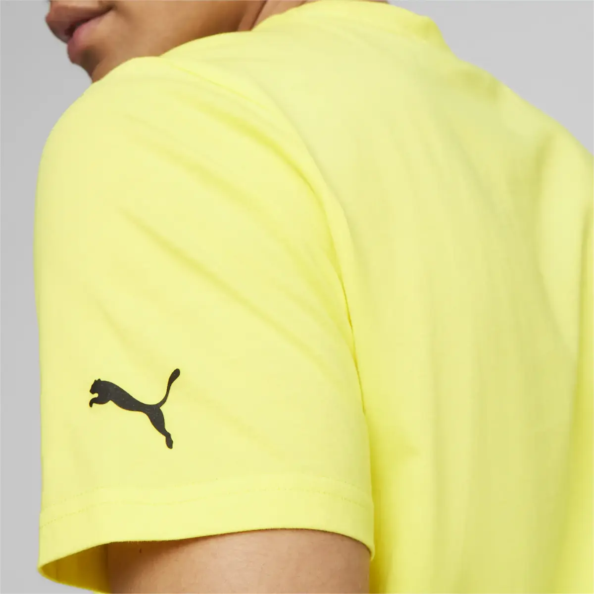 Puma Ferrari Race tnl Bg Shld Tee Sarı Erkek T-Shirt