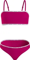 Calvin Klein BRALETTE BIKINI SET Kadın Pembe Bikini Takımı