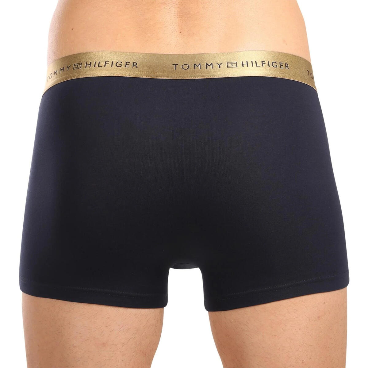 Tommy Hilfiger 3P TRUNK METALLIC WB, 0TU Siyah 3'lü Erkek Boxer