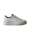 Calvin Klein VULC FLATF LACEUP NY, 01W Bej Kadın Spor Ayakkabı