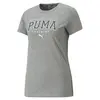 Puma Womens Graphic Tee Fit Siyah Kadın T-shirt