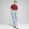 Puma CLASSICS Relaxed Tee Bordo Kadın T-Shirt