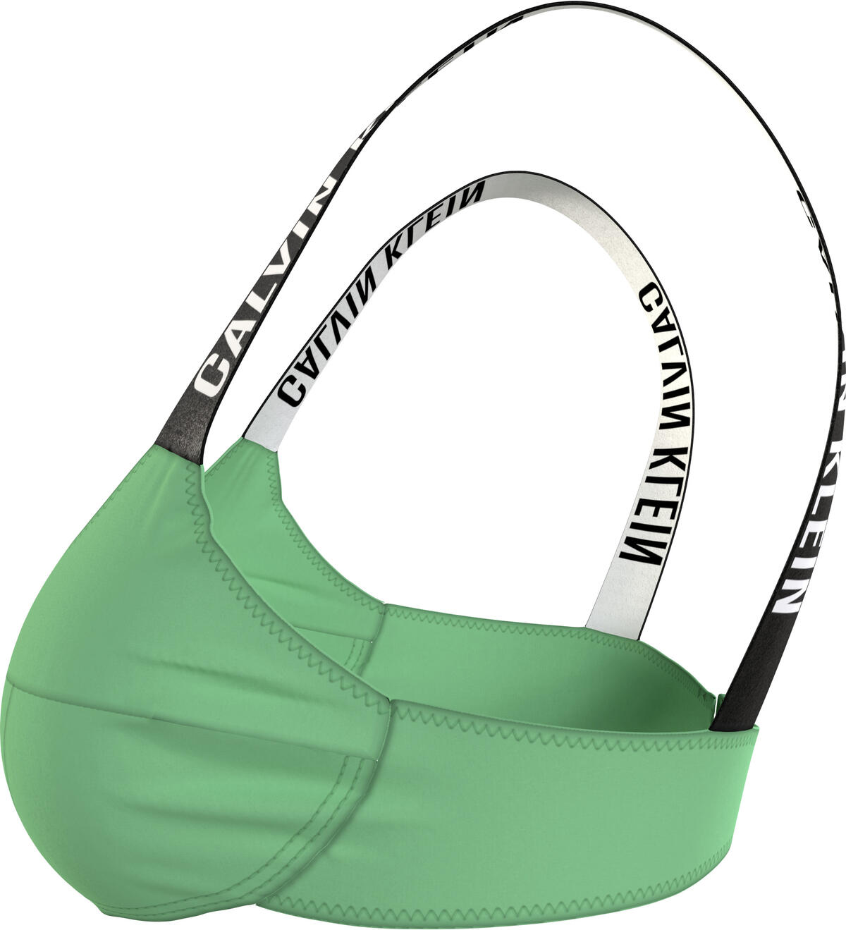 Calvin Klein BRALETTE-UW Kadın Yeşil Bikini Üstü