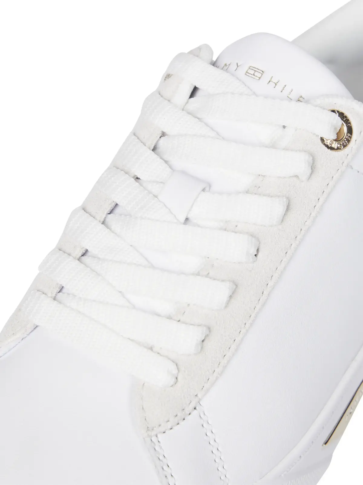 Tommy Hilfiger CHIC COURT SNEAKER, YBS Beyaz Kadın Spor Ayakkabı & Sneaker