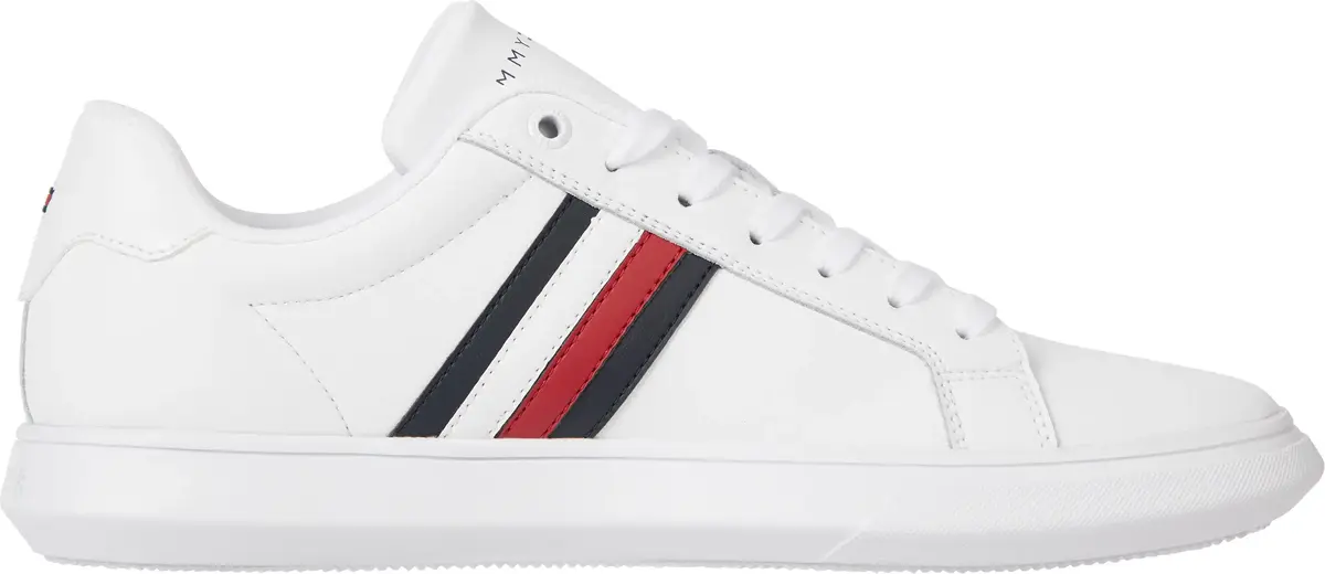 Tommy Hilfiger CORPORATE CUP LEATHE Erkek Beyaz Günlük Spor Ayakkabı