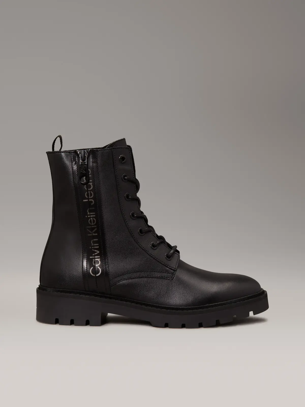 Calvin Klein COMBAT BOOT MID ZIP Kadın Siyah Bot