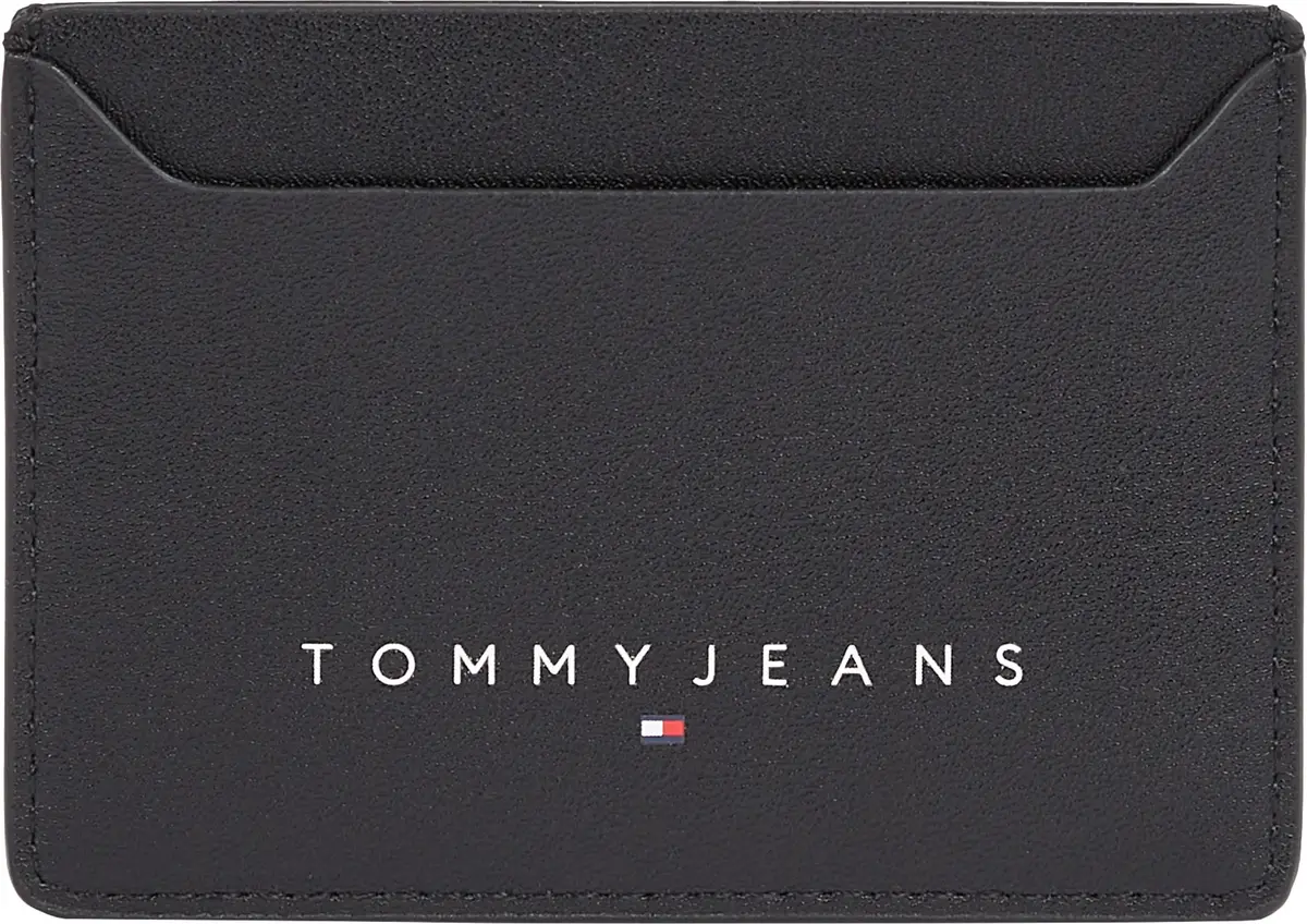 Tommy Hilfiger TJM LEATHER CC HOLDE Erkek Siyah Cüzdan