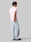 Calvin Klein SS 30s EU BH BOX GRAPHIC TEE Pembe Erkek Tişört