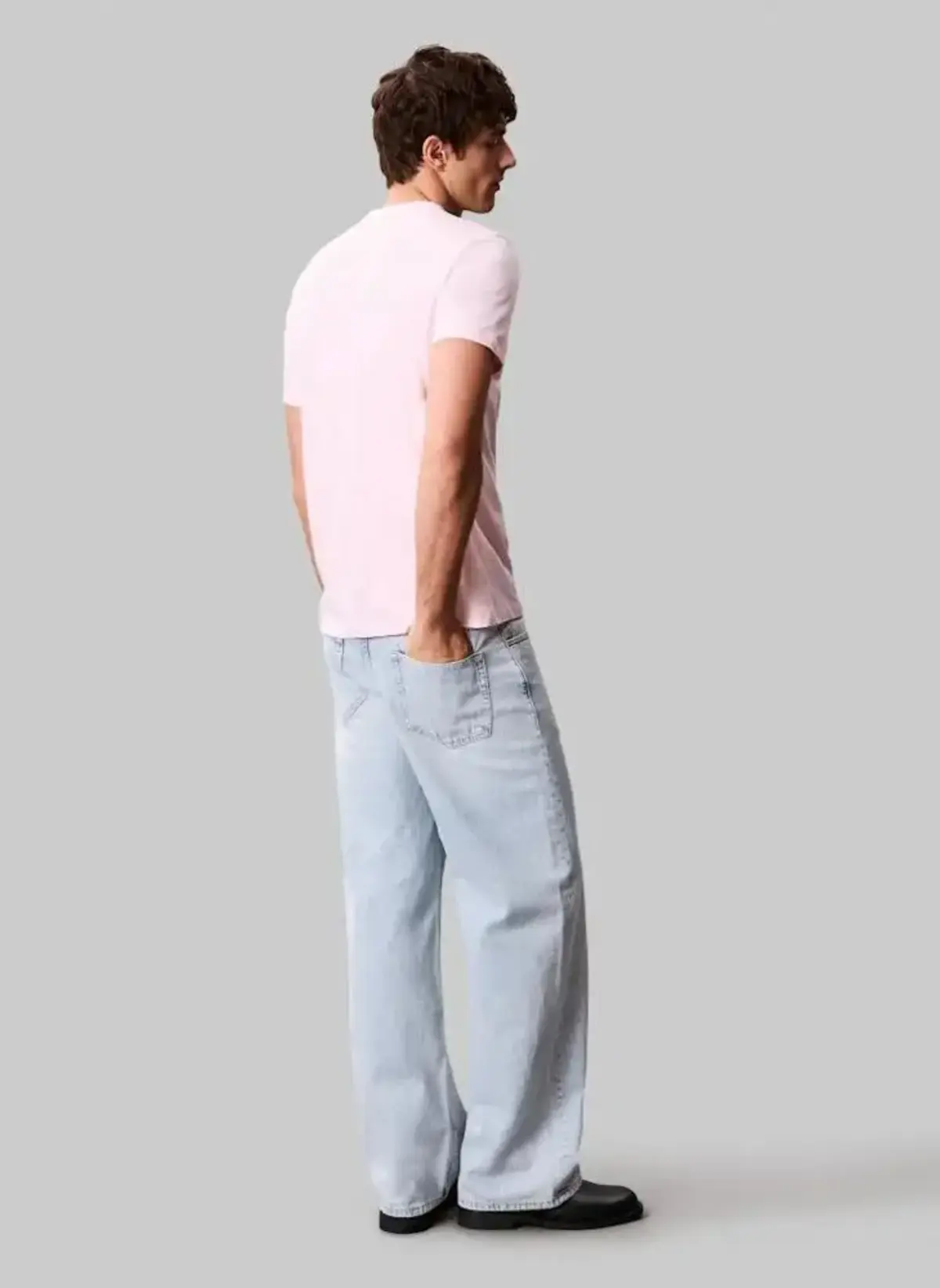 Calvin Klein SS 30s EU BH BOX GRAPHIC TEE Pembe Erkek Tişört