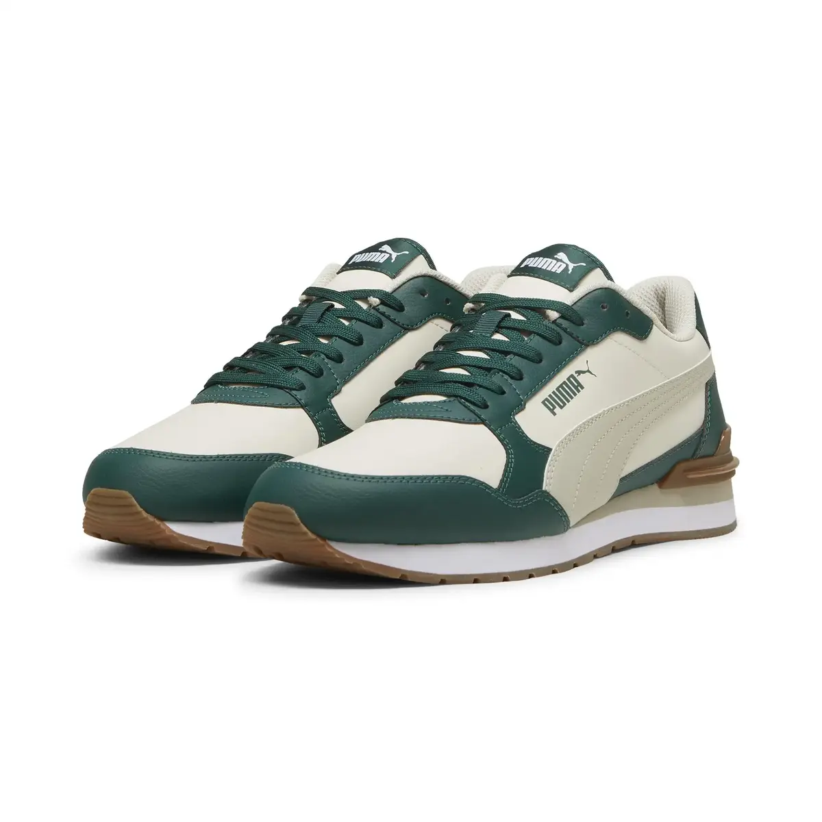 Puma ST Runner v4 L Kırık Beyaz Erkek Günlük Spor Ayakkabı