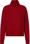 Tommy Hilfiger SOFTWOOL MOCK-NK SWE Kadın Bordo Kazak