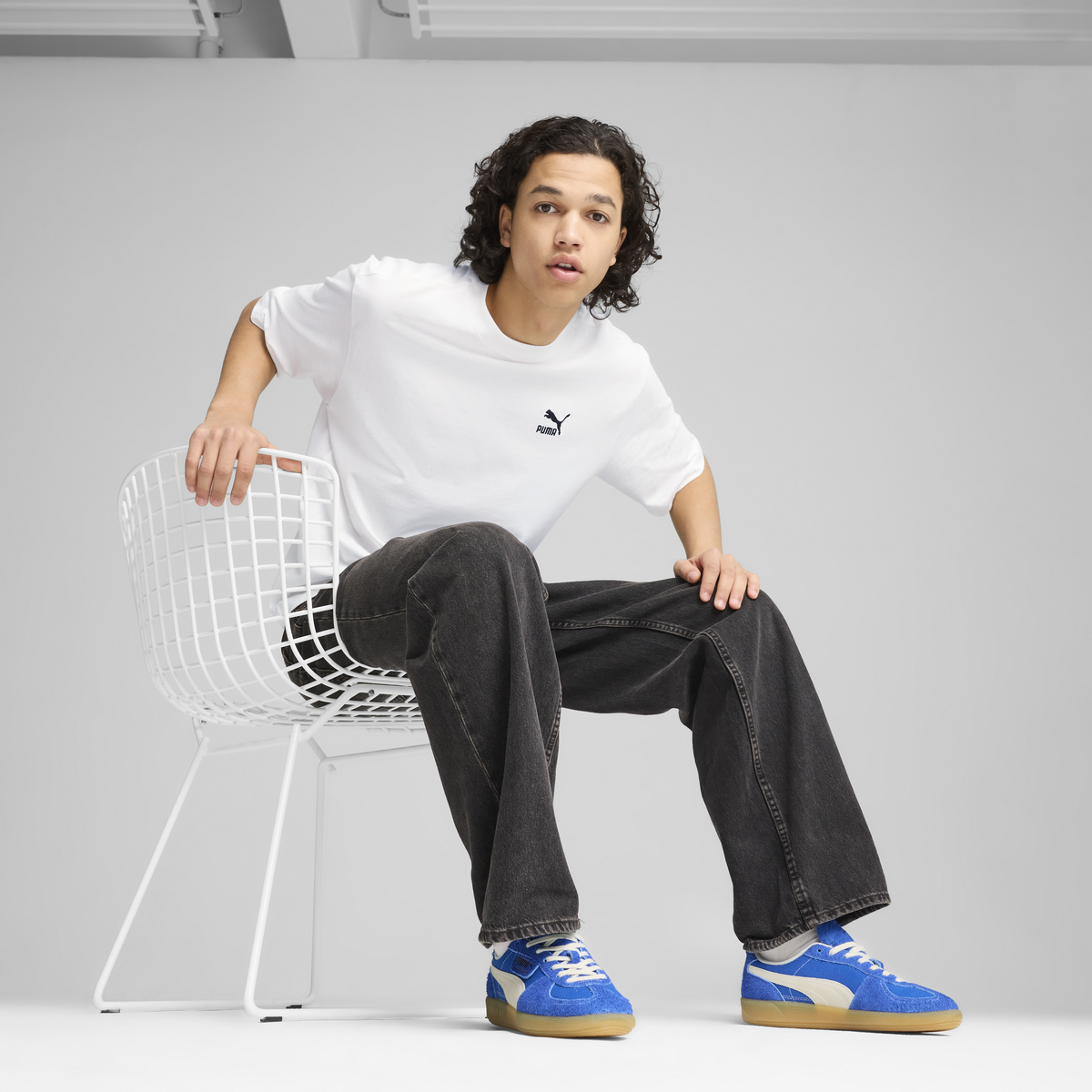 Puma Palermo Vintage Mavi Unisex Günlük Spor Ayakkabı