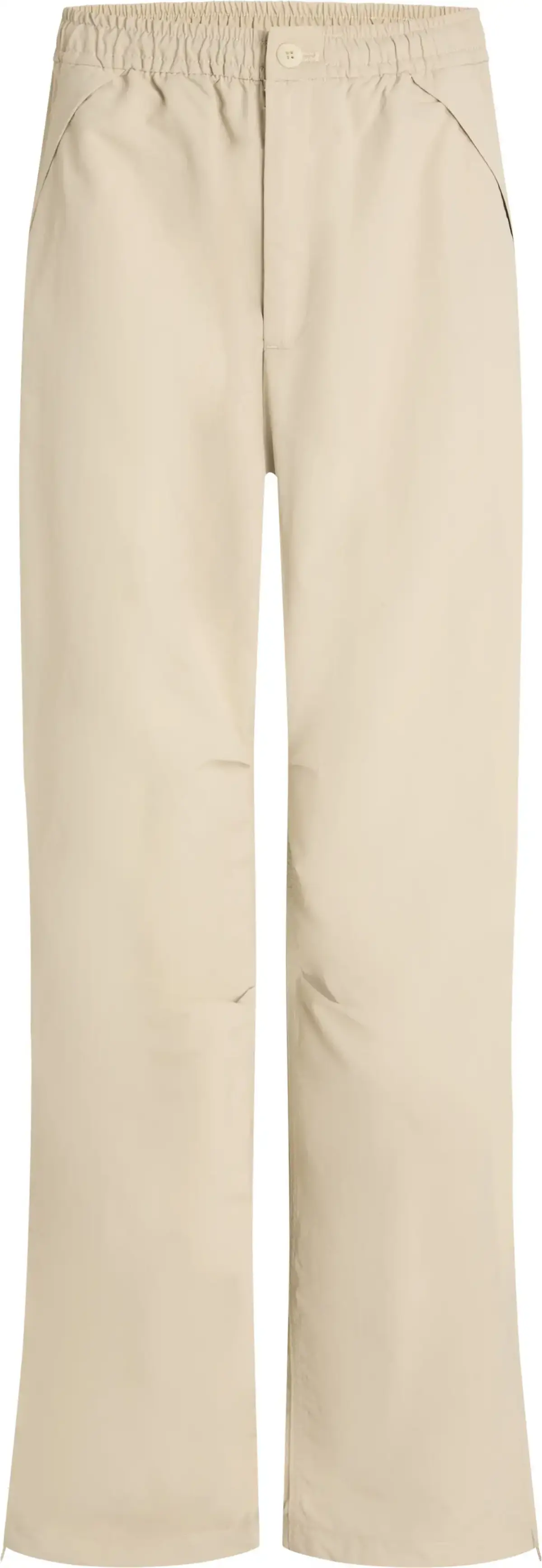 Calvin Klein CRINKLE NYLON PARACH Kadın Krem Pantolon