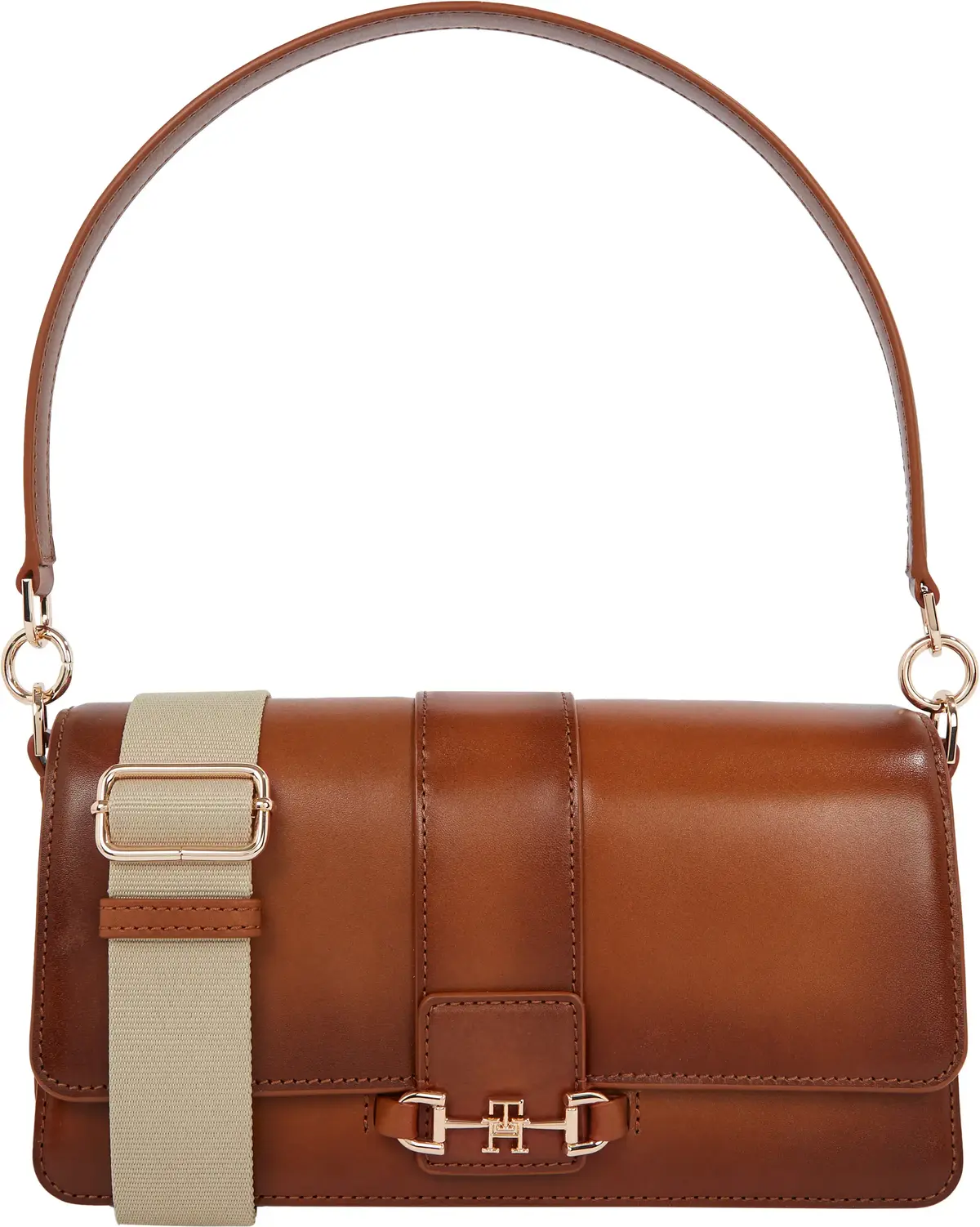 Tommy Hilfiger HERITAGE LEATHER CON, 0HD Kahverengi Kadın Çanta & Cüzdan