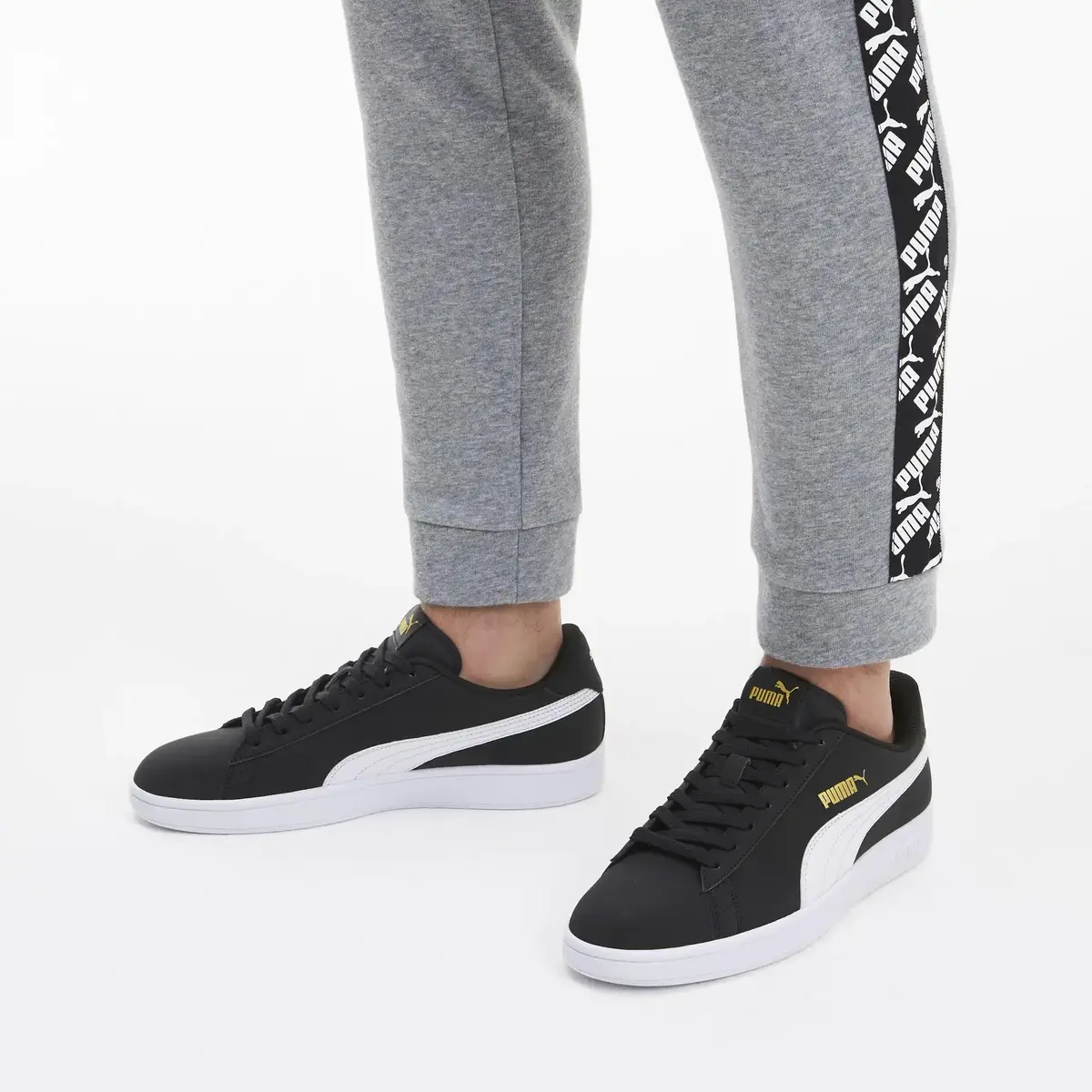 Puma Smash v2 Buck Siyah Erkek Günlük Spor Ayakkabı