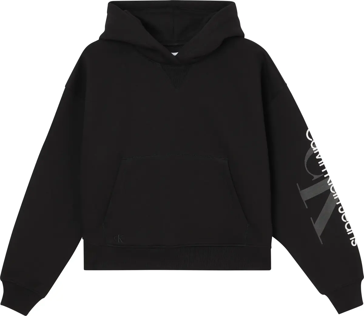 Calvin Klein GRADIENT MONOLOGO HO Kadın Siyah Hoodie