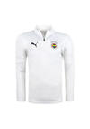 Puma FSK Training 1/4 Zip Top Beyaz Erkek Sweatshirt