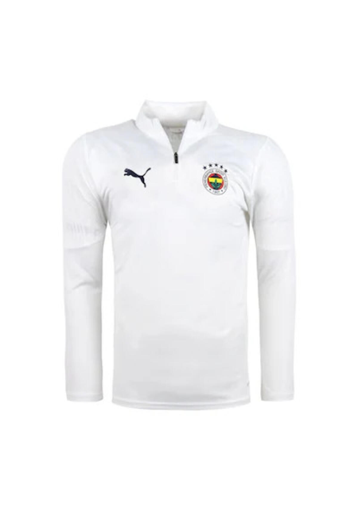Puma FSK Training 1/4 Zip Top Beyaz Erkek Sweatshirt