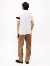 Tommy Hilfiger RWB SLEEVE TAPE REG, YBR Beyaz Erkek Polo T-Shirt