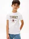 Tommy Hilfiger GOLD GRAPHIC T-SHIRT, YBR Beyaz Erkek Çocuk T-Shirt & Polo