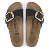 Birkenstock Madrid Big Buckle NL Siyah Kadın Terlik
