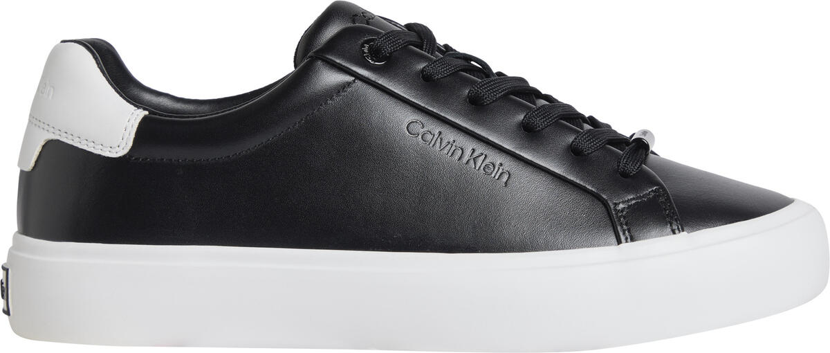 Calvin Klein LACE-UP SNEAKER LTH CK Siyah Kadın Günlük Spor Ayakkabı