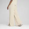 PUMA HER High-Waist Straight Pant Bej Kadın Eşofman Altı
