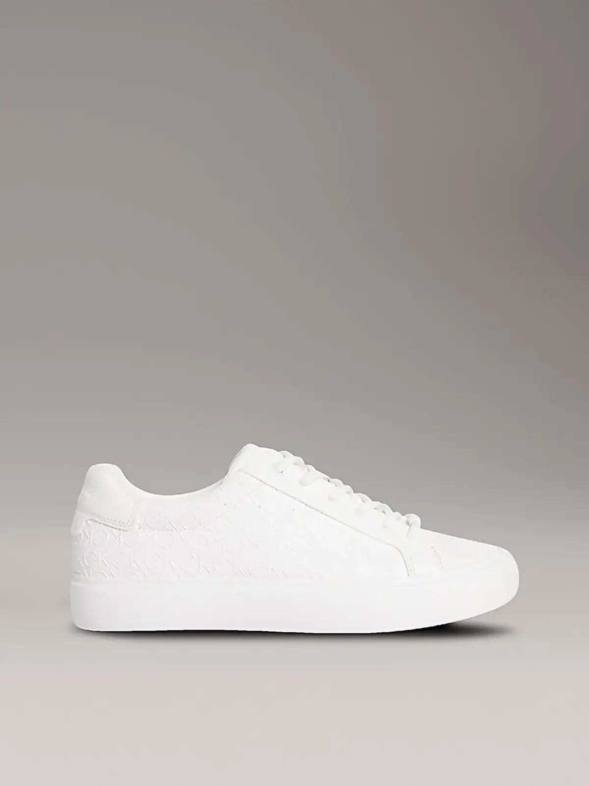 Calvin Klein VULC LACE UP MONO PU Beyaz Kadın Günlük Spor Ayakkabı