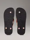 Calvin Klein BEACH SANDAL MONOLOG Kahve-Siyah Kadın Parmak Arası Terlik