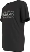 Calvin Klein INST. CUT OFF LOGO Erkek Siyah T-Shirt