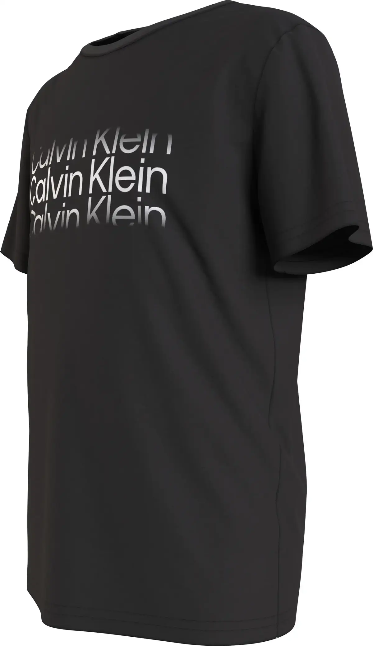 Calvin Klein INST. CUT OFF LOGO Erkek Siyah T-Shirt