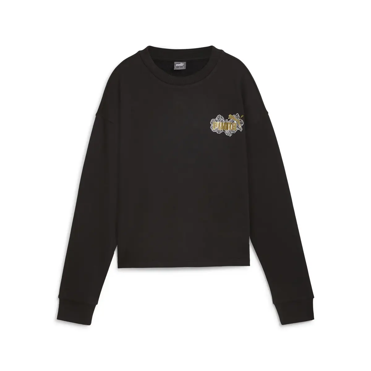 Puma ESS+ CLASS ACT Crew Siyah Kadın Sweatshirt