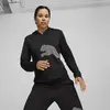 Puma BIG CAT FRENCH TERRY HOODIE Siyah Kadın Hoodie