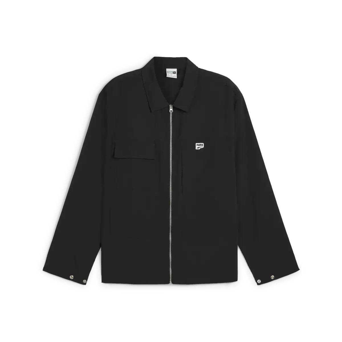 Puma DOWNTOWN Relaxed Shirt Siyah Erkek Ceket