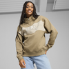 Puma PUMA SQUAD Half-Zip FL Bej Kadın Sweatshirt