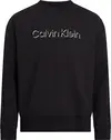 Calvin Klein SHADOW EMBOSSED LOGO Erkek Siyah Sweatshirt