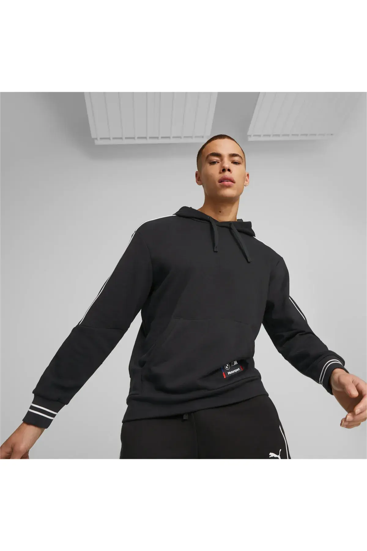 Puma BMW MMS Statement Hoodie Siyah Erkek Hoodie