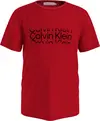 Calvin Klein INST. CUT OFF LOGO Erkek Kırmızı T-Shirt