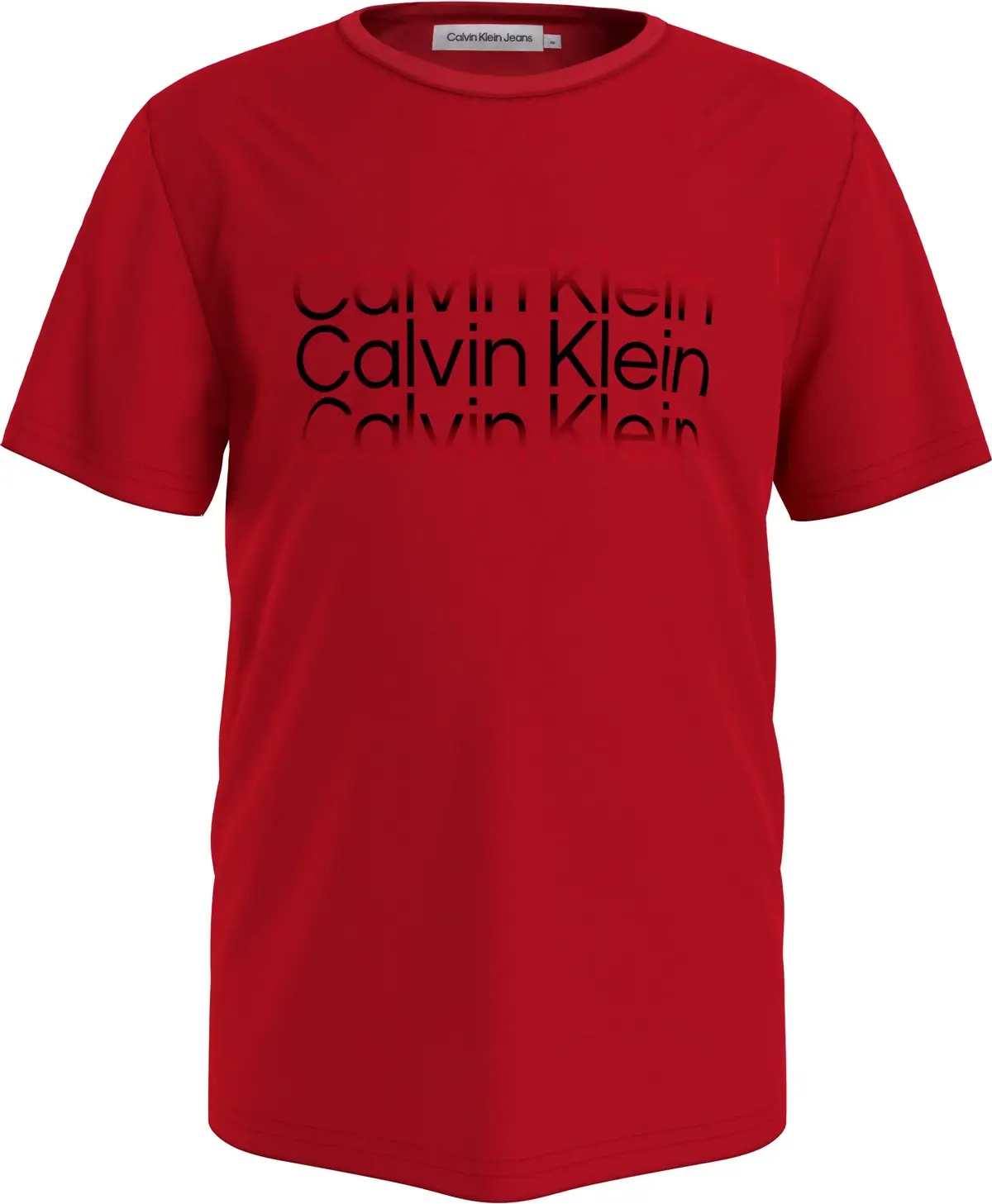 Calvin Klein INST. CUT OFF LOGO Erkek Kırmızı T-Shirt