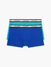 Calvin Klein 2PK TRUNK Erkek Mavi Boxer Set